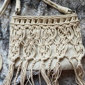 Macramé Crossbody Bag